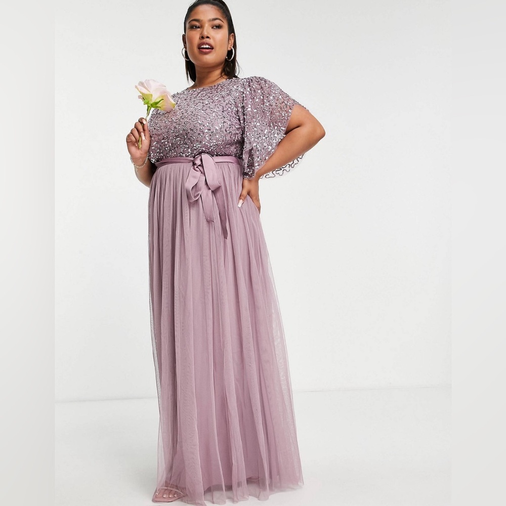 NWT Maya Deluxe Embellished Maxi Dress